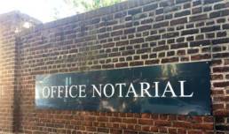 Enseigne office notarial